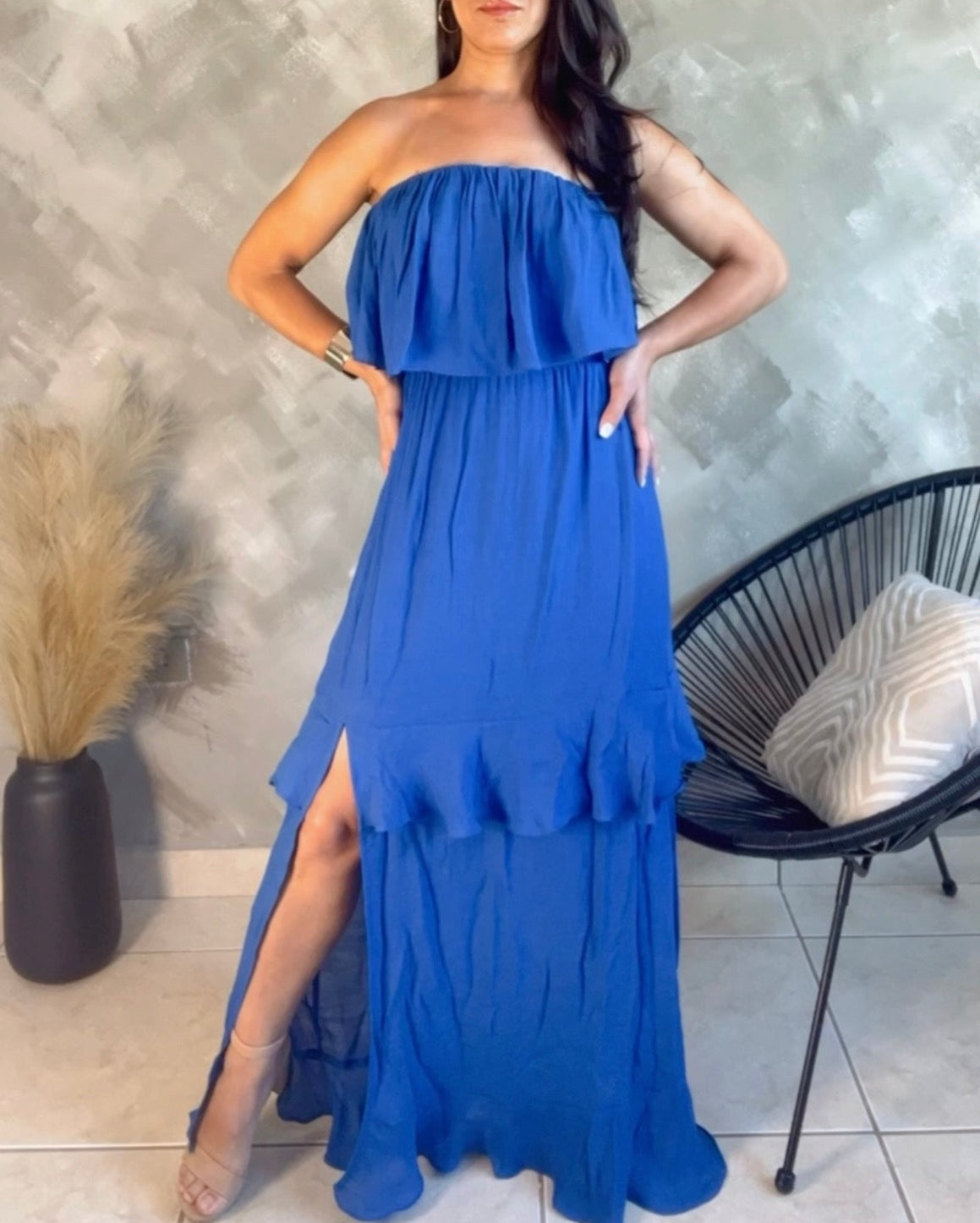 Royal Blue Maxi Dress